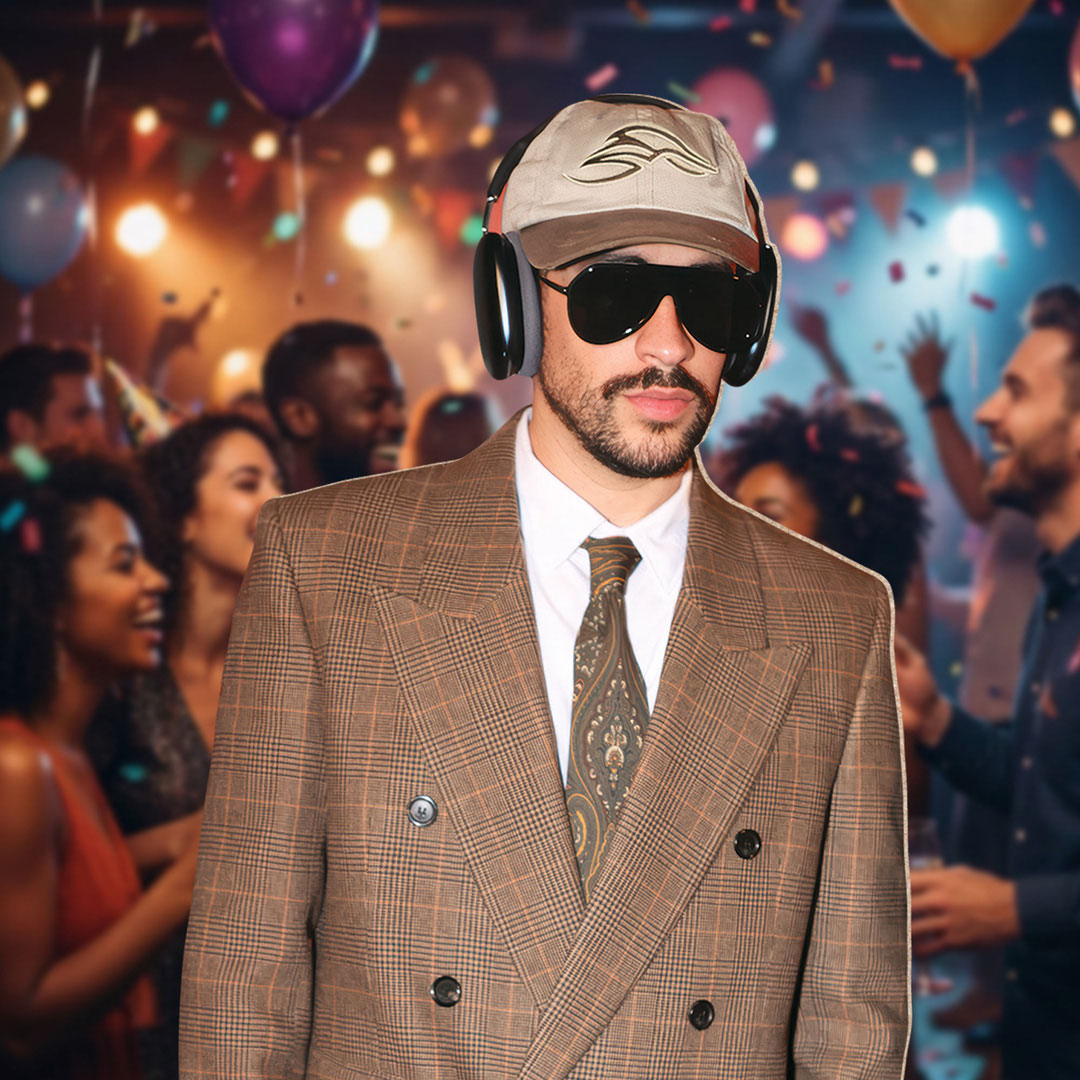 Bad Bunny Lifesize Cardboard Cutout 183cm Product Gallery Image