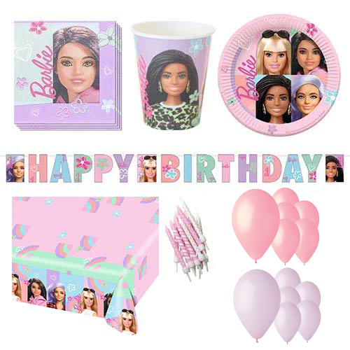 Barbie 16 Person Deluxe Party Pack