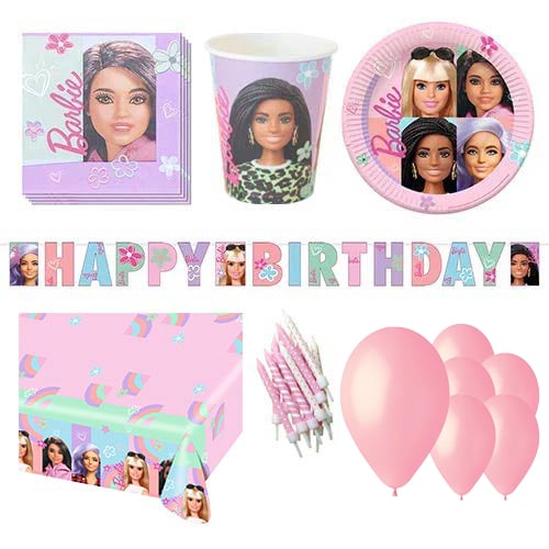 Barbie 8 Person Deluxe Party Pack