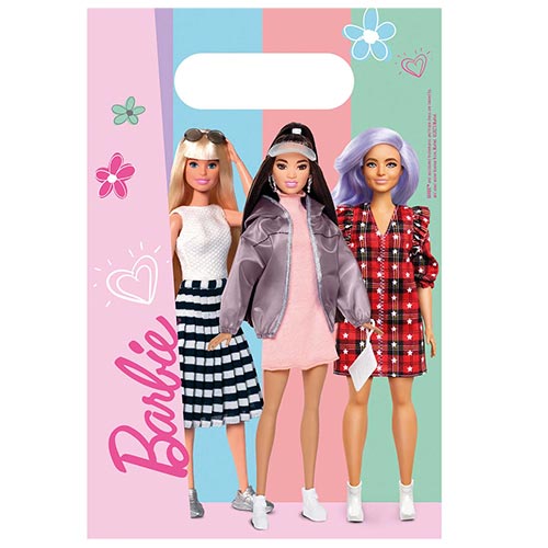 Barbie Sweet Life Paper Party Loot Bags - Pack of 8 Product Image