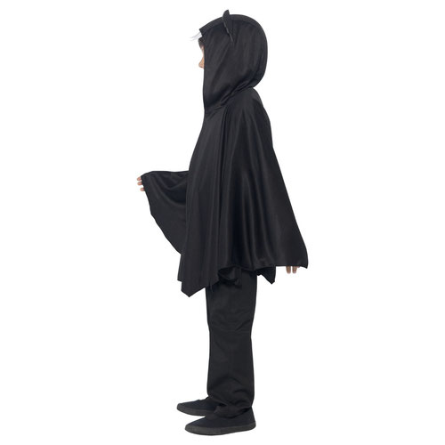 Bat Cape Fancy Dress Costume Kids Unisex Small / Medium Product Gallery Image