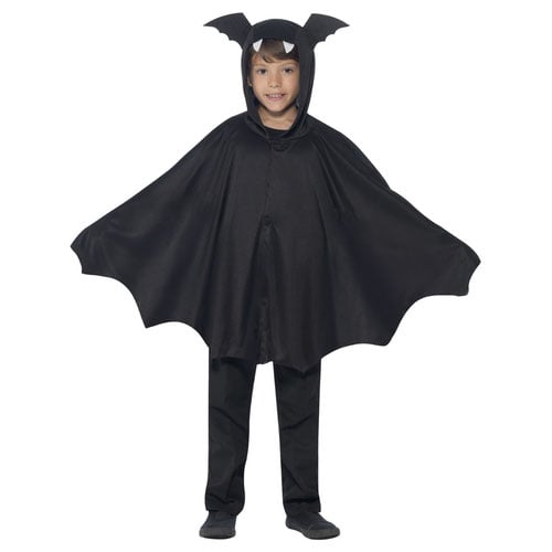 Bat Cape Fancy Dress Costume Kids Unisex Small / Medium Product Gallery Image