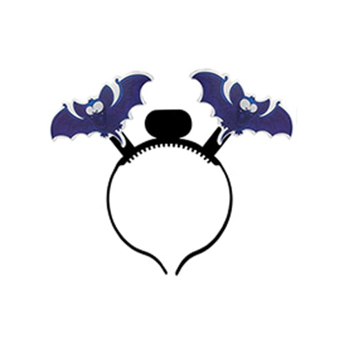 Bat Halloween Light Up Fancy Dress Head Bopper Headband Product Image