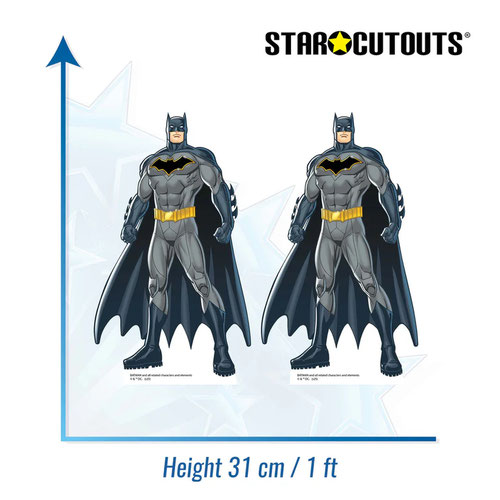 Batman Caped Crusader Table Top Cardboard Cutouts - Pack of 2 Product Gallery Image