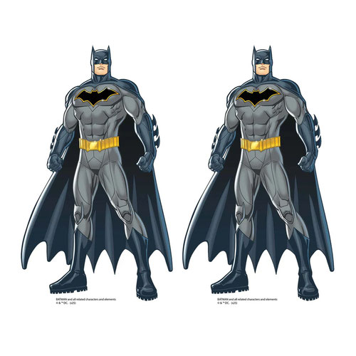 Batman Caped Crusader Table Top Cardboard Cutouts - Pack of 2 Product Gallery Image