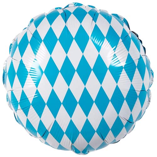 Bavaria Oktoberfest Round Foil Helium Balloon 45cm / 18 in