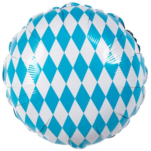 Bavaria Oktoberfest Round Foil Helium Balloon 45cm / 18 in Product Image