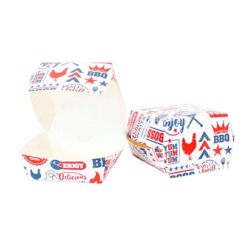 BBQ Burger Paper Boxes - Pack of 4 Product Image