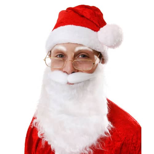 Christmas Santa Beard White Product Image