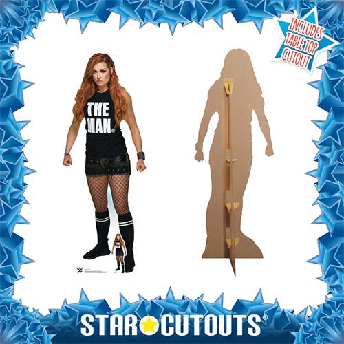 Becky Lynch Shorts WWE Lifesize Cardboard Cutout 169cm Product Gallery Image