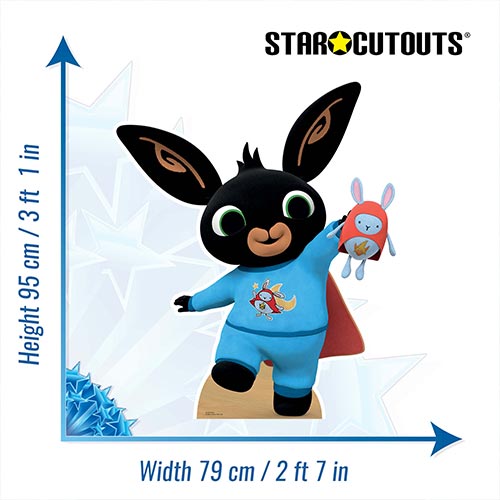 Bedtime Bing Star Mini Cardboard Cutout 95cm Product Gallery Image