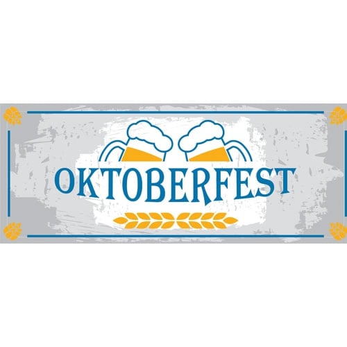 Beer Cheers Oktoberfest Large PVC Banner Decoration 3m x 1.2m Product Image