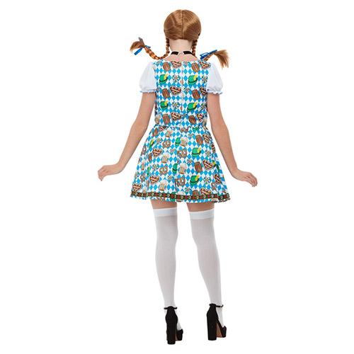 Beer Maiden Blue Fancy Dress Costume Ladies Small - UK 8-10 Product Gallery Image