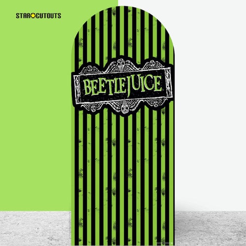Beetlejuice 1988 Green Single Backdrop Cardboard Cutout 185cm Product Gallery Image