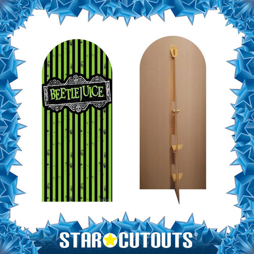 Beetlejuice 1988 Green Single Backdrop Cardboard Cutout 185cm Product Gallery Image
