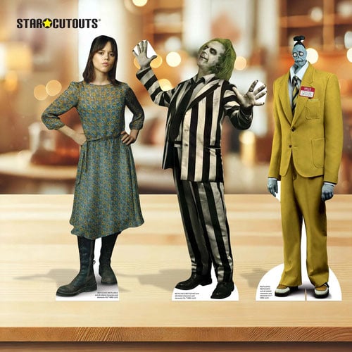 Beetlejuice Beetlejuice Table Top Cardboard Cutouts - Pack of 3 Product Gallery Image