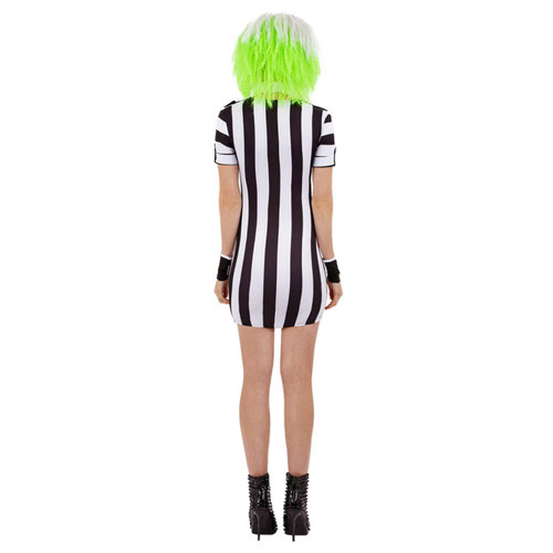 Beetlejuice Fancy Dress Costume Ladies Extra Small - UK 4-6 Product Gallery Image