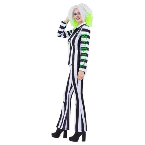 Beetlejuice Suit Fancy Dress Costume Ladies Small - UK 8-10 Product Gallery Image