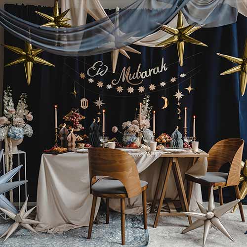 Beige 3D Star Air Fill Giant Foil Balloon 79cm / 31 in Product Gallery Image