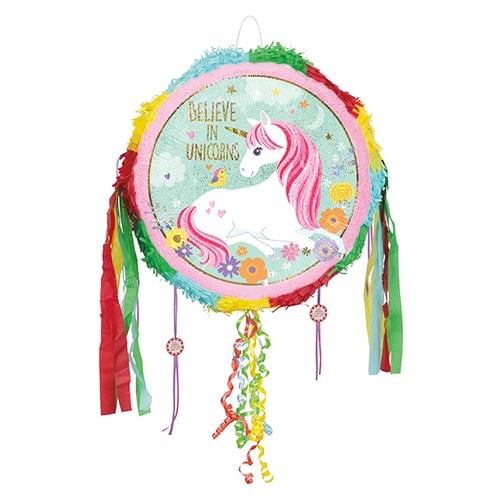 Believe In Unicorns Pull String Pinata