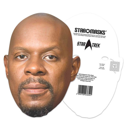 Benjamin Sisko Star Trek Avery Brooks Cardboard Face Mask Product Gallery Image