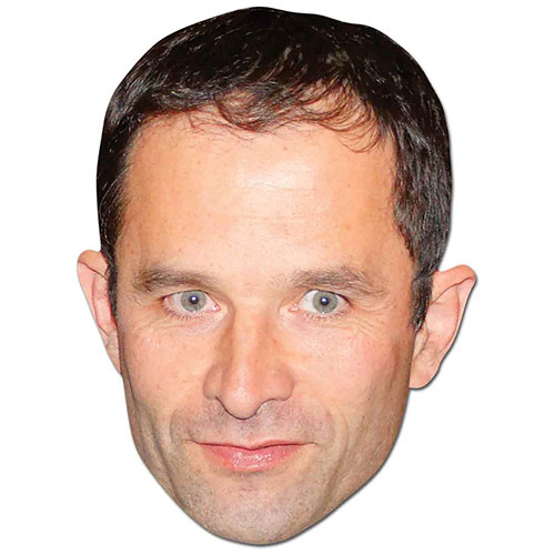 Benoît Hamon Cardboard Face Mask Product Image