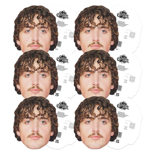 Benson Boone Cardboard Face Mask - Pack of 6 Product Gallery Image