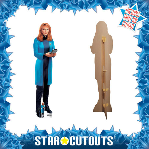 Beverly Crusher Star Trek Gates McFadden Lifesize Cardboard Cutout 174cm Product Gallery Image