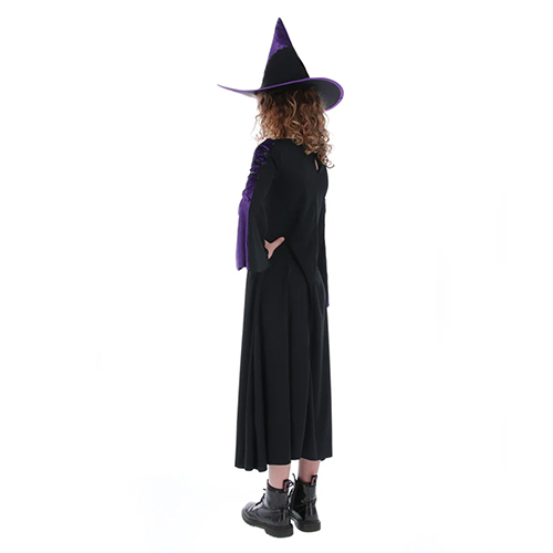 Bewitched Purple Witch Girls Fancy Dress Costume Kids Small - Age 4-6 Product Gallery Image