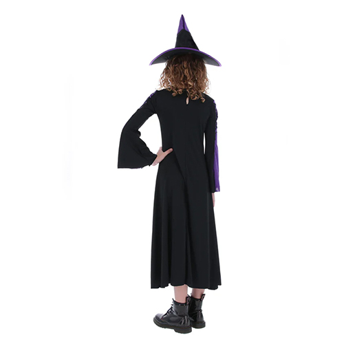Bewitched Purple Witch Girls Fancy Dress Costume Kids Small - Age 4-6 Product Gallery Image