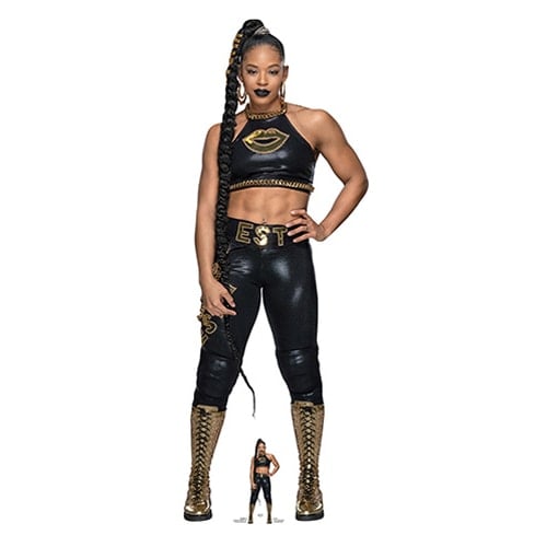 Bianca Belair Black Outfit EST WWE Lifesize Cardboard Cutout 176cm Product Gallery Image