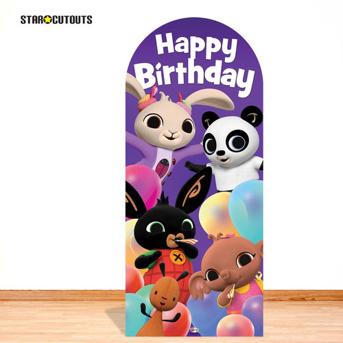 Bing Happy Birthday Single Backdrop Cardboard Cutout 185cm Product Gallery Image