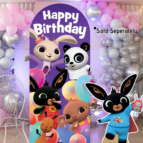 Bing Happy Birthday Single Backdrop Cardboard Cutout 185cm Product Gallery Image