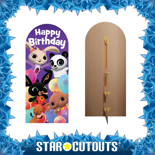 Bing Happy Birthday Single Backdrop Cardboard Cutout 185cm Product Gallery Image
