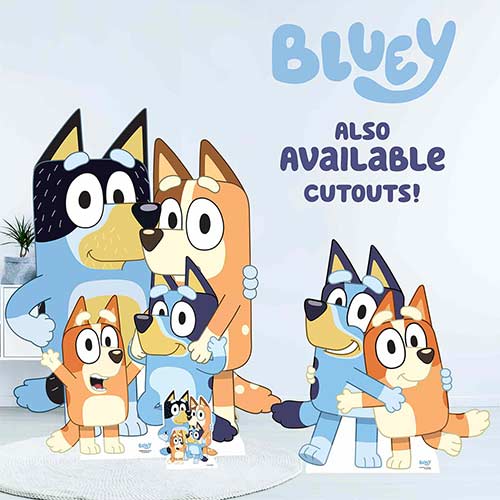 Bingo Bluey Star Mini Cardboard Cutout 69cm Product Gallery Image