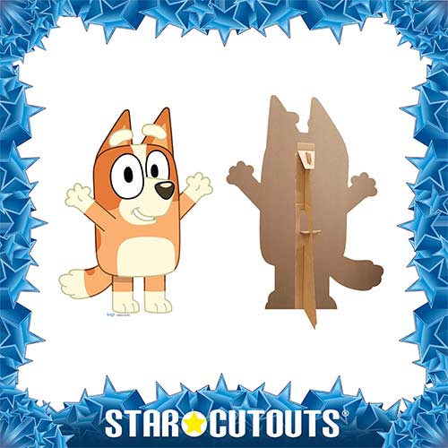 Bingo Bluey Star Mini Cardboard Cutout 69cm Product Gallery Image