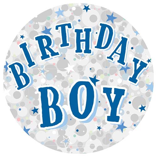 Birthday Boy Party Jumbo Badge 15cm Product Image