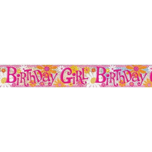 Birthday Girl Prismatic Banner 365cm Product Image