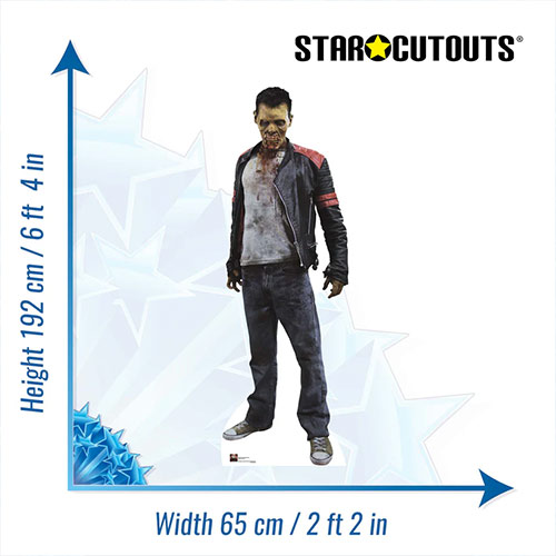 Biter Zombie Halloween Lifesize Cardboard Cutout 192cm Product Gallery Image