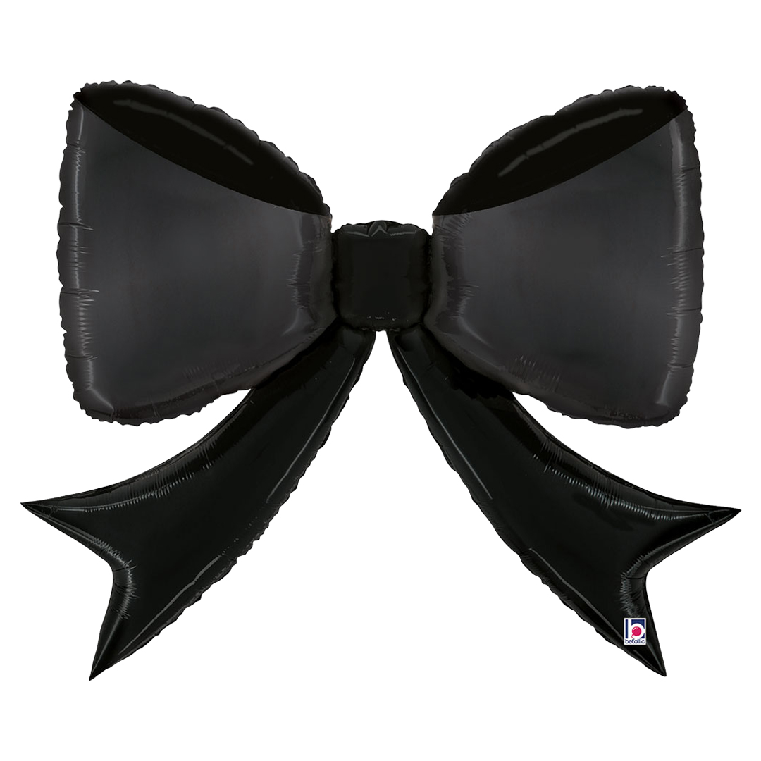 Black Bow Giant Foil Balloon 104cm / 41 in