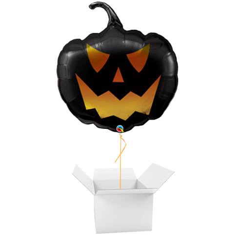 Black Jack Halloween Giant Helium Foil Balloon - Inflated Balloon in a Box