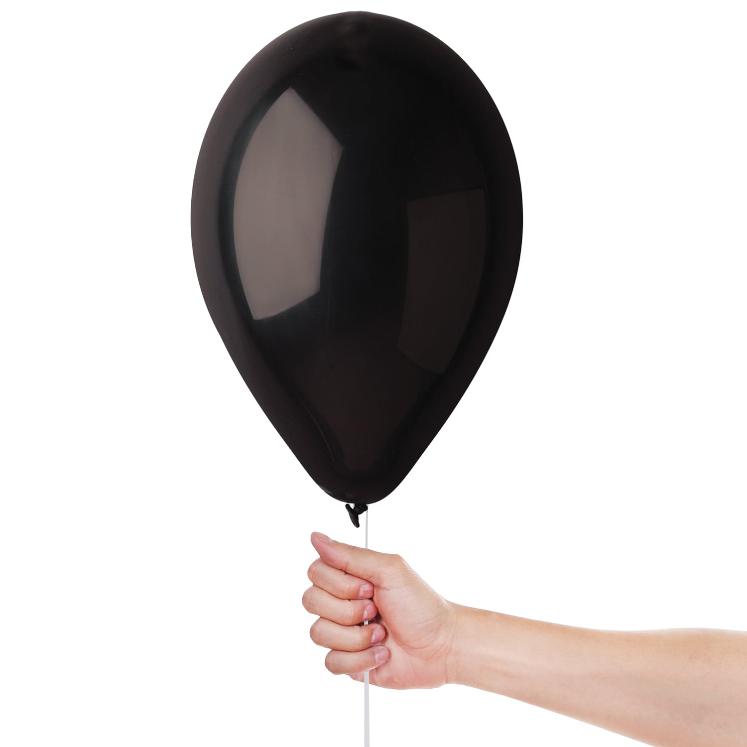 Black Latex Balloon 23cm / 9 in - Single Product Gallery Image