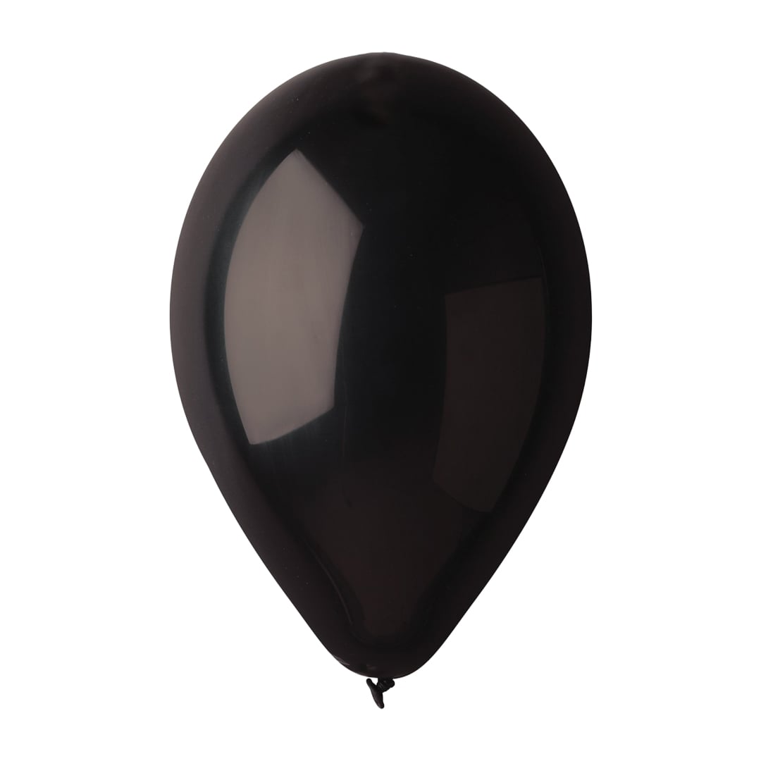 Black Latex Balloon 23cm / 9 in - Single
