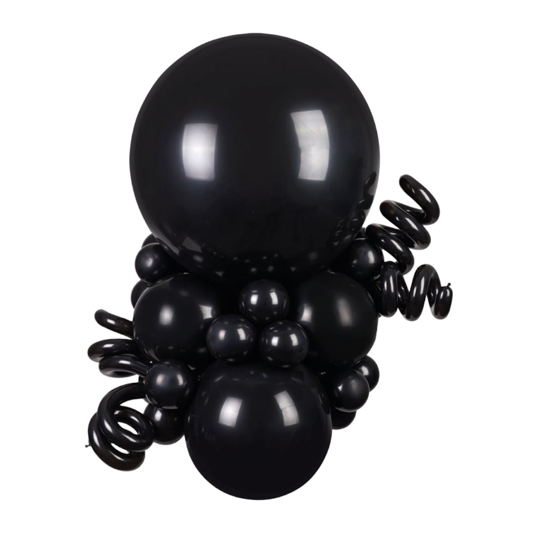 Black Modelling 260 Latex Balloons - Pack of 100 View 2