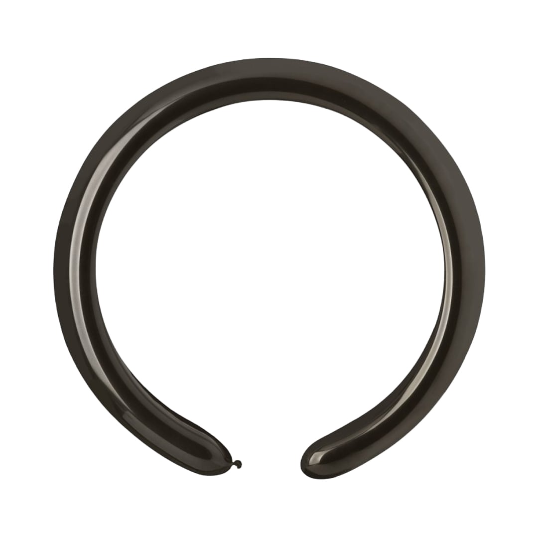 Black Modelling 260 Latex Balloons - Pack of 100
