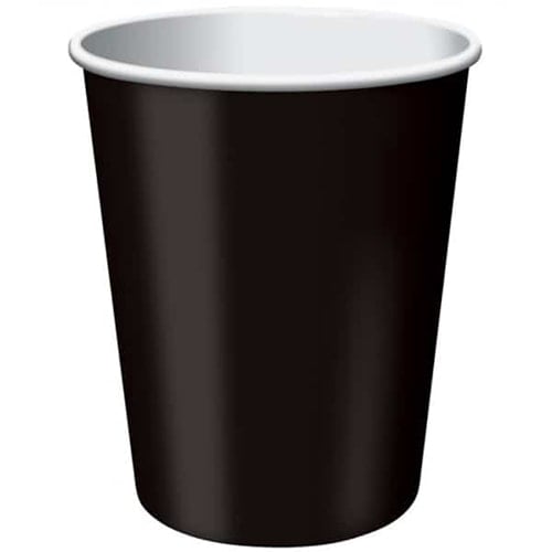 Black Paper Cups 270ml - Pack of 14 Product Image