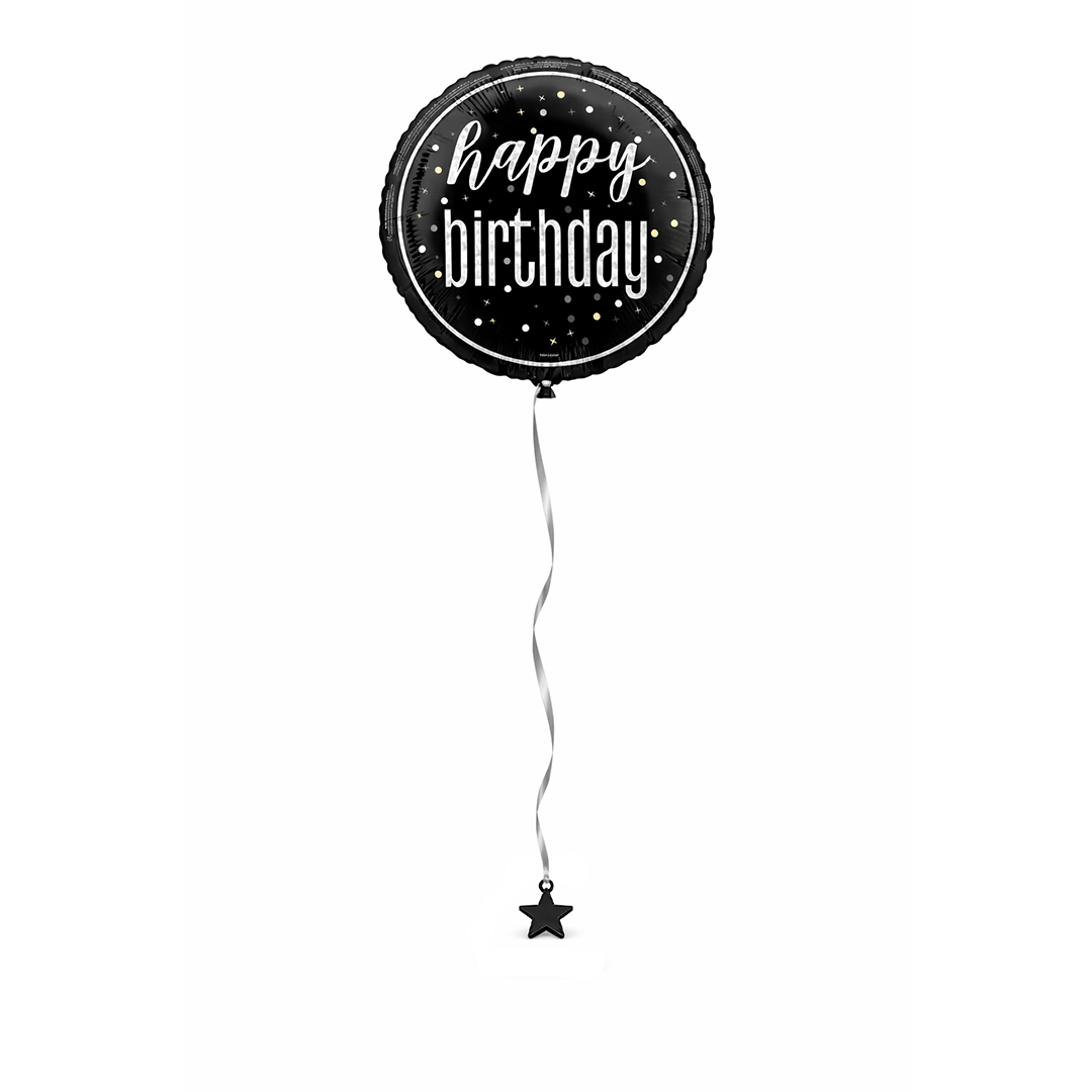 Black Plastic Star Shaped Balloon Weight 8g Product Gallery Image