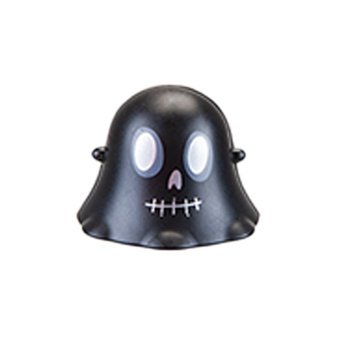 Black Skull Ghost Halloween Pull Back Toy 4.5cm