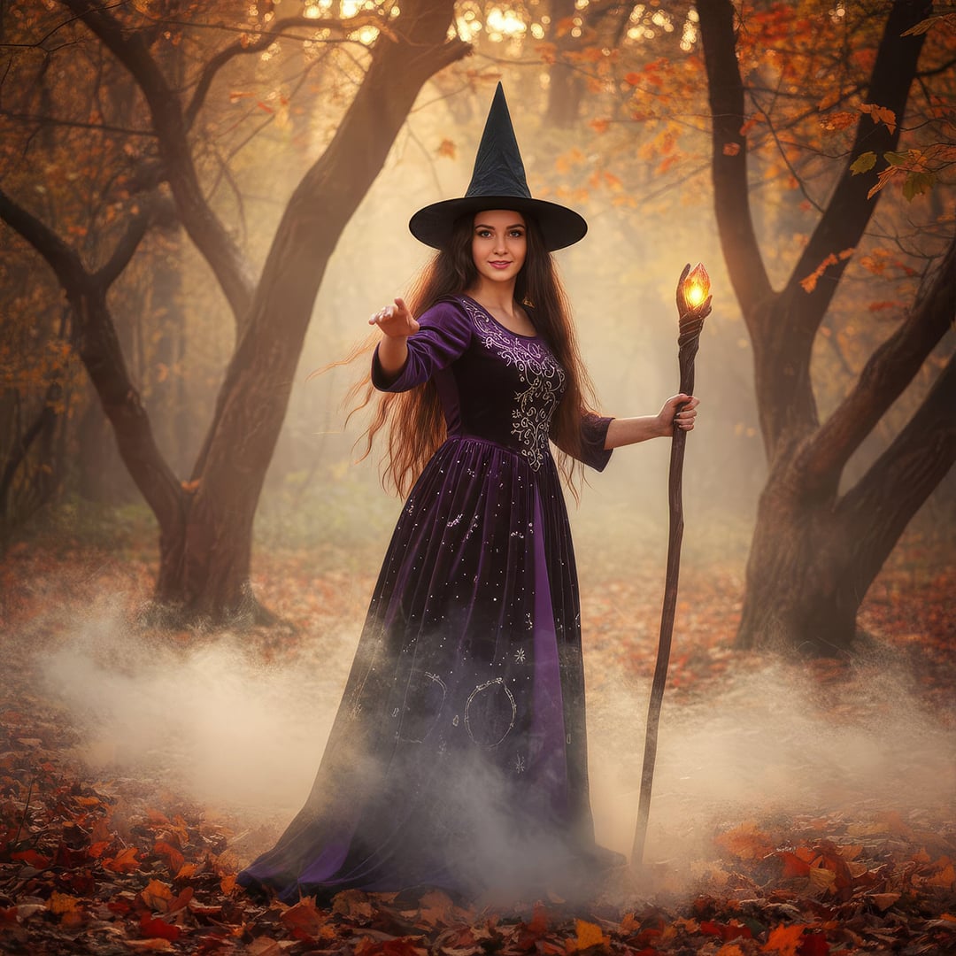 Black Witch Hat Adults Unisex Halloween Fancy Dress Accessory View 3