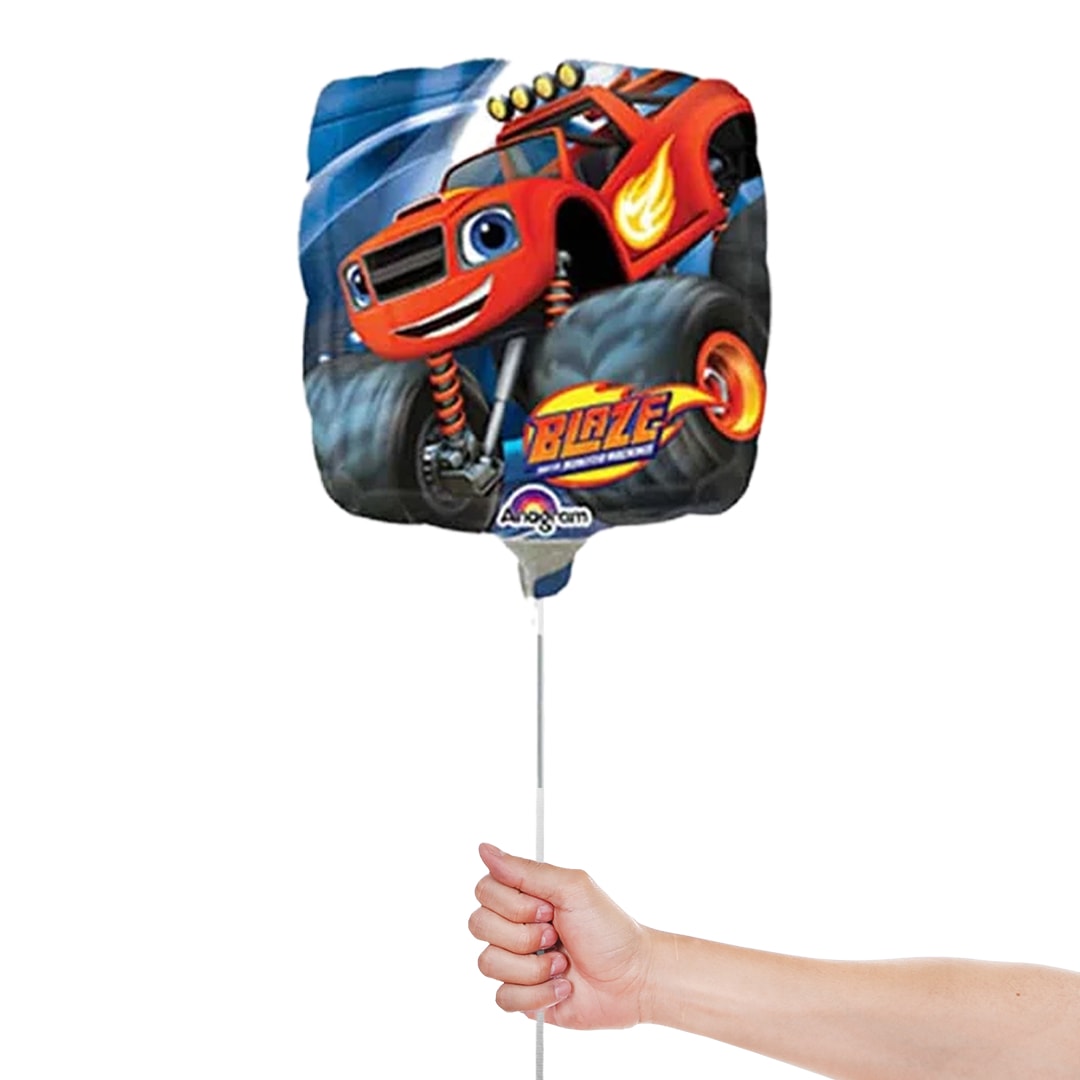 Blaze Square Foil Helium Balloon 46cm / 18 in Product Gallery Image